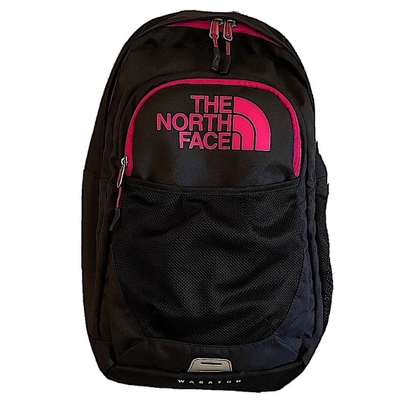 The North Face Handbags - The North Face Wasatch Backpack - Black/Pink